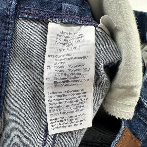 Madewell Jeans Womens 24 Blue Stovepipe Ribbon Tux Striped Edition High Rise - Picture 6 of 11